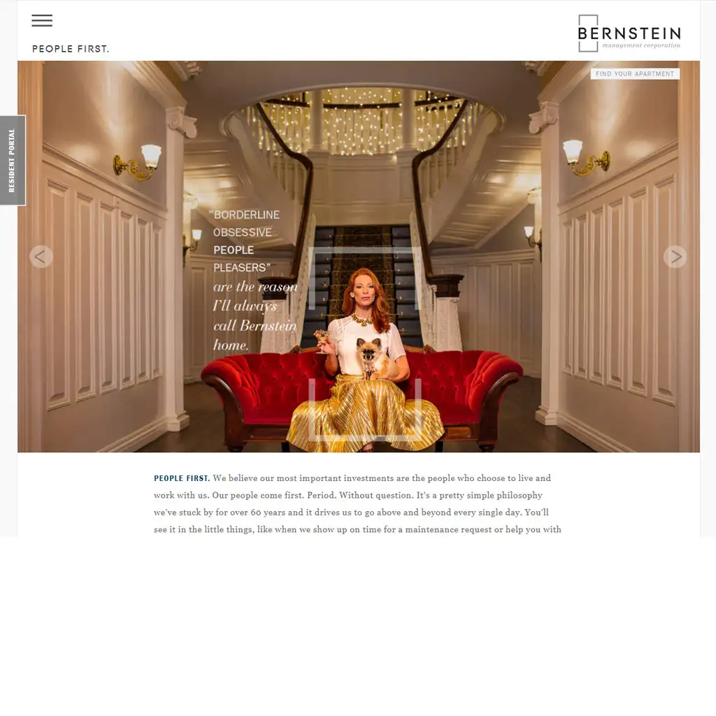 Bernstein Management Corporation website screenshot