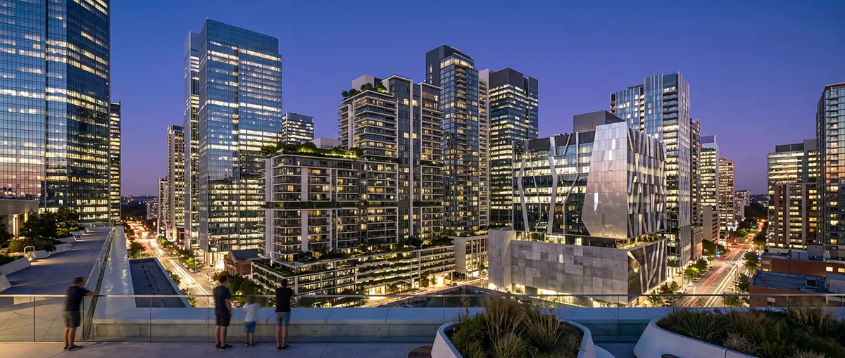 High rise buildings signifying Shopify's rental parallels